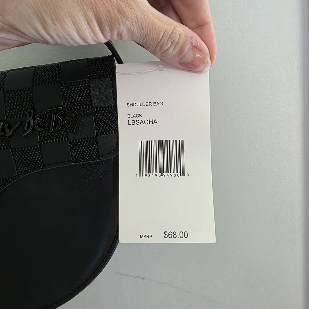 Betsey Johnson Checkered Shoulder Bag - Picture 2 of 8